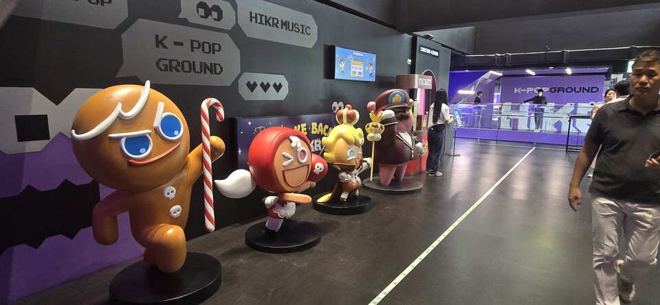 귀여운 쿠키들이 방문객들을 반긴다. 사진=최형주 기자