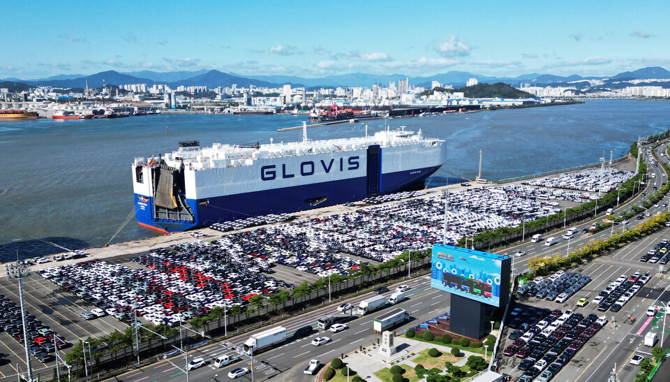 현대차 울산공장 수출선적부두. 사진=현대자동차그룹