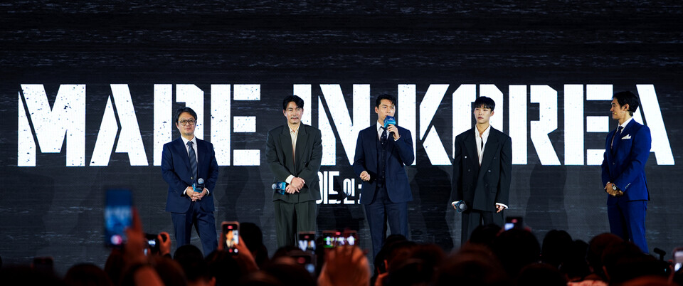 디즈니+ ‘메이드 인 코리아’ 감독과 출연진. 사진=월트디즈니컴퍼니
