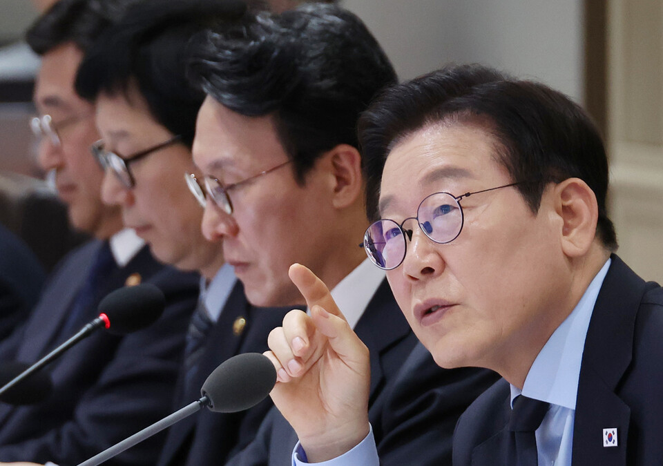 이재명 대통령이 11일 용산 대통령실에서 열린 국무회의에서 발언하고 있다. 사진=연합뉴스