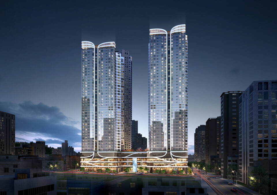 서면 써밋 더뉴 투시도. 사진=대우건설