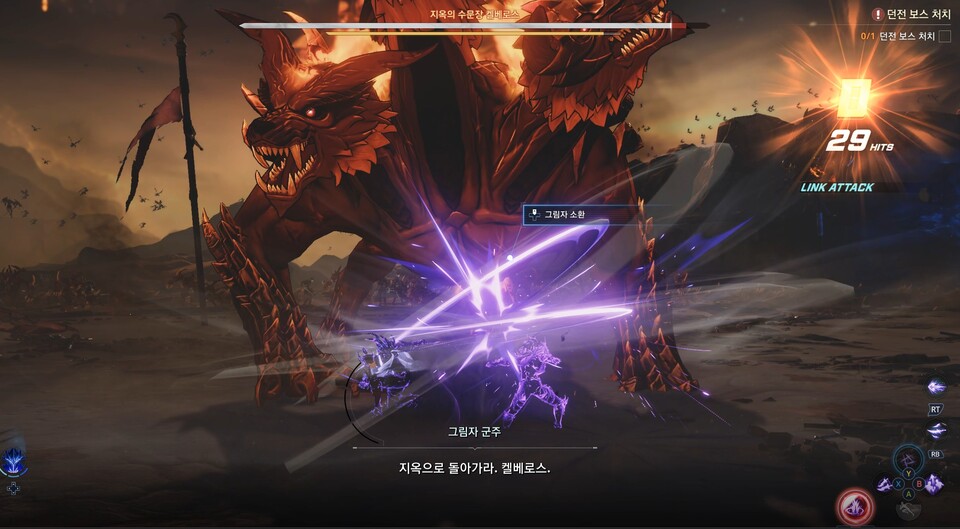 화려한 액션이 특징이지만 손가락이 아픈게 흠이다. 게임 패드가 있다면 꼭 연결해 플레이하자. 사진=인게임 캡처