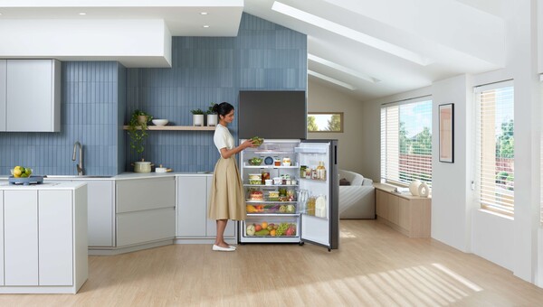 중남미에서 인기가 높은 상냉동·하냉장(TMF) 냉장고 모델.  사진=삼성전자