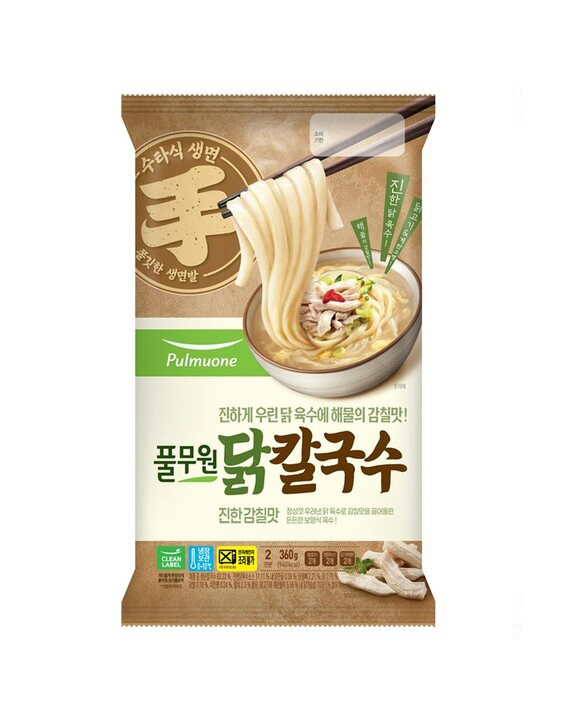 풀무원 '生 수타식 닭칼국수'. 사진=풀무원